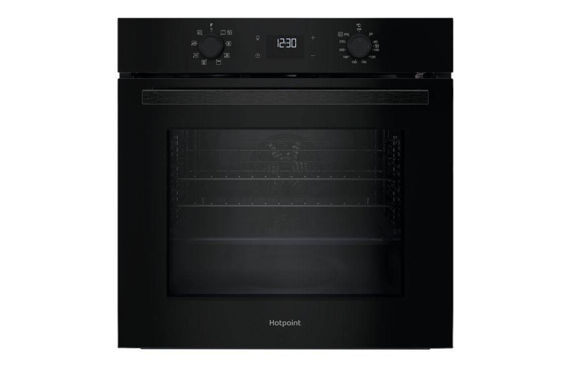 Hotpoint Class 2 HO 475P B UK Single Pyrolytic Oven - Black