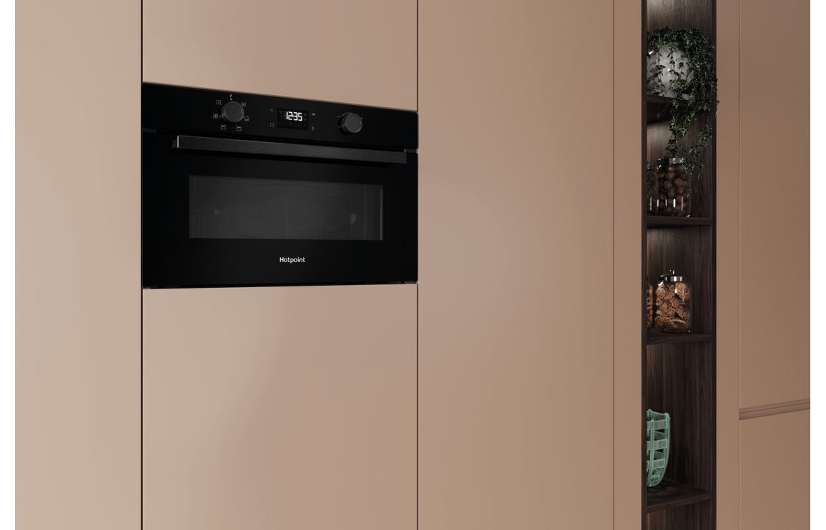Hotpoint HPD254CRBUK B/I 1000W Microwave & Grill - Black
