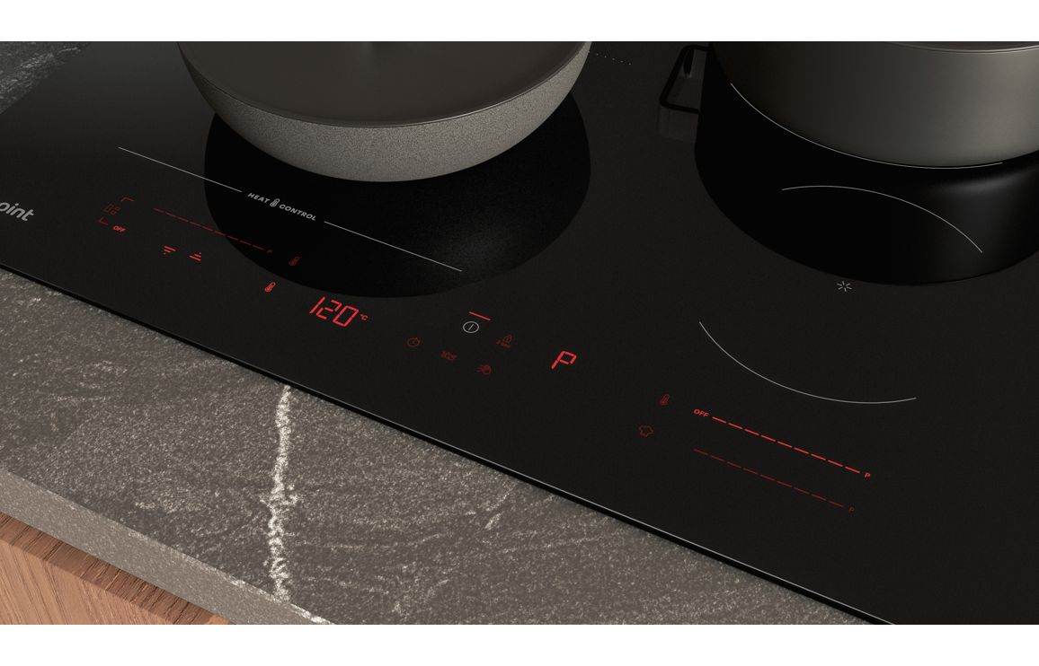 Hotpoint HTX6014DCF 60cm Flex Induction Hob - Black