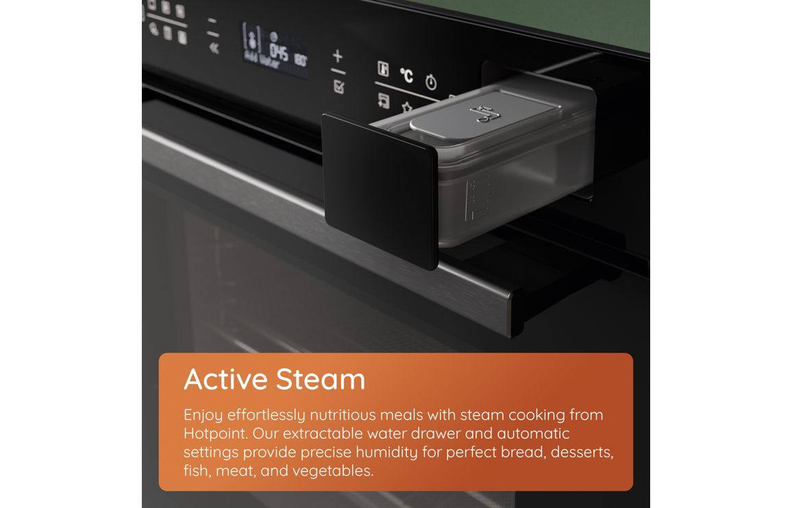 Hotpoint Class 6 HOI6A8PT1SBUK Single Pyrolytic Oven - Black