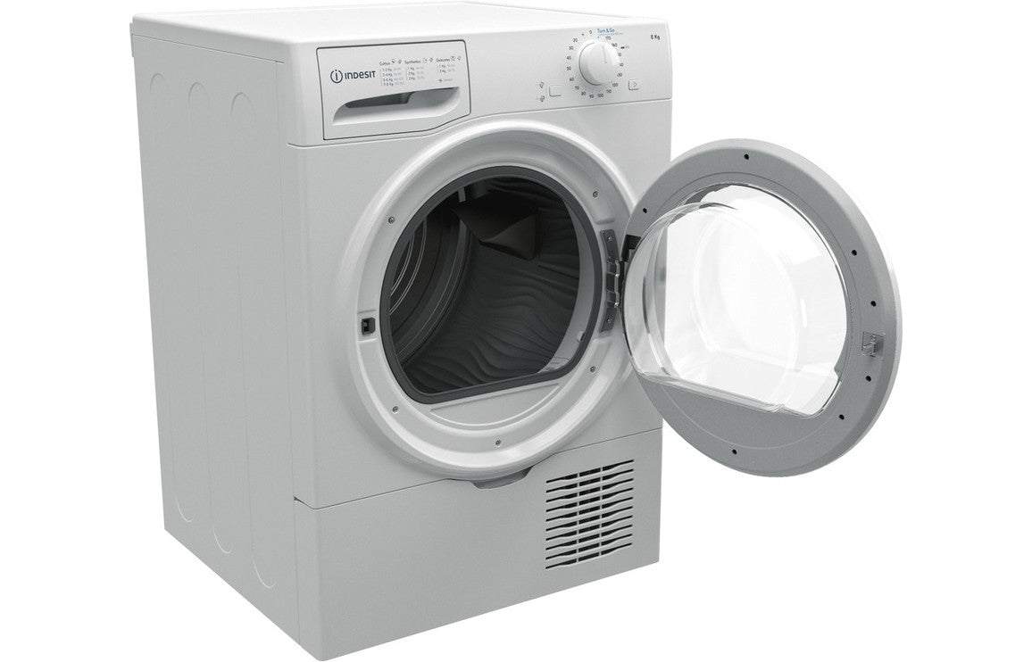 Indesit I2 D81W UK F/S 8kg Condenser Tumble Dryer - White