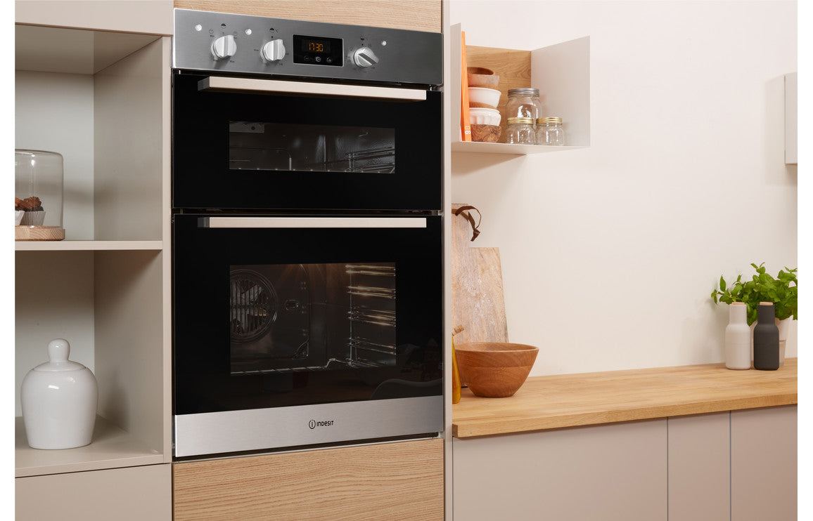 Indesit IDD 6340 IX Double Electric Oven - St/Steel