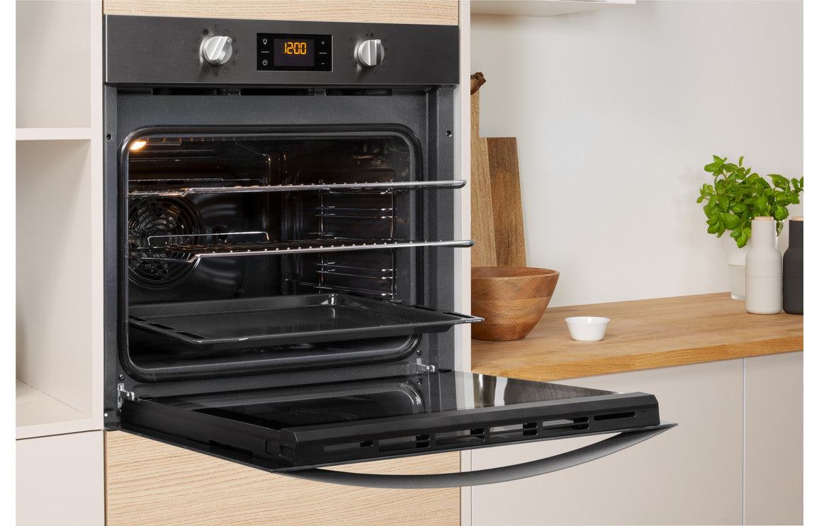 Indesit IFW 3841 P IX UK Single Pyrolytic Oven - St/Steel