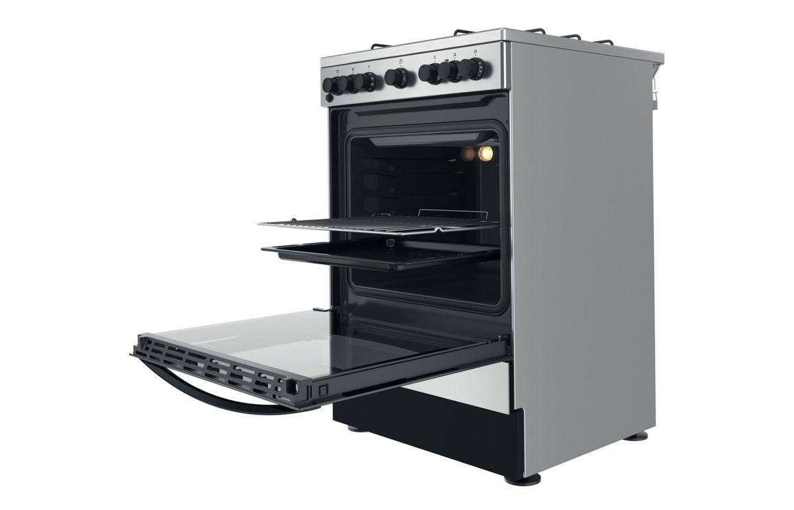 Indesit IS67G5PHX/UK Dual Fuel Single Cooker - St/Steel