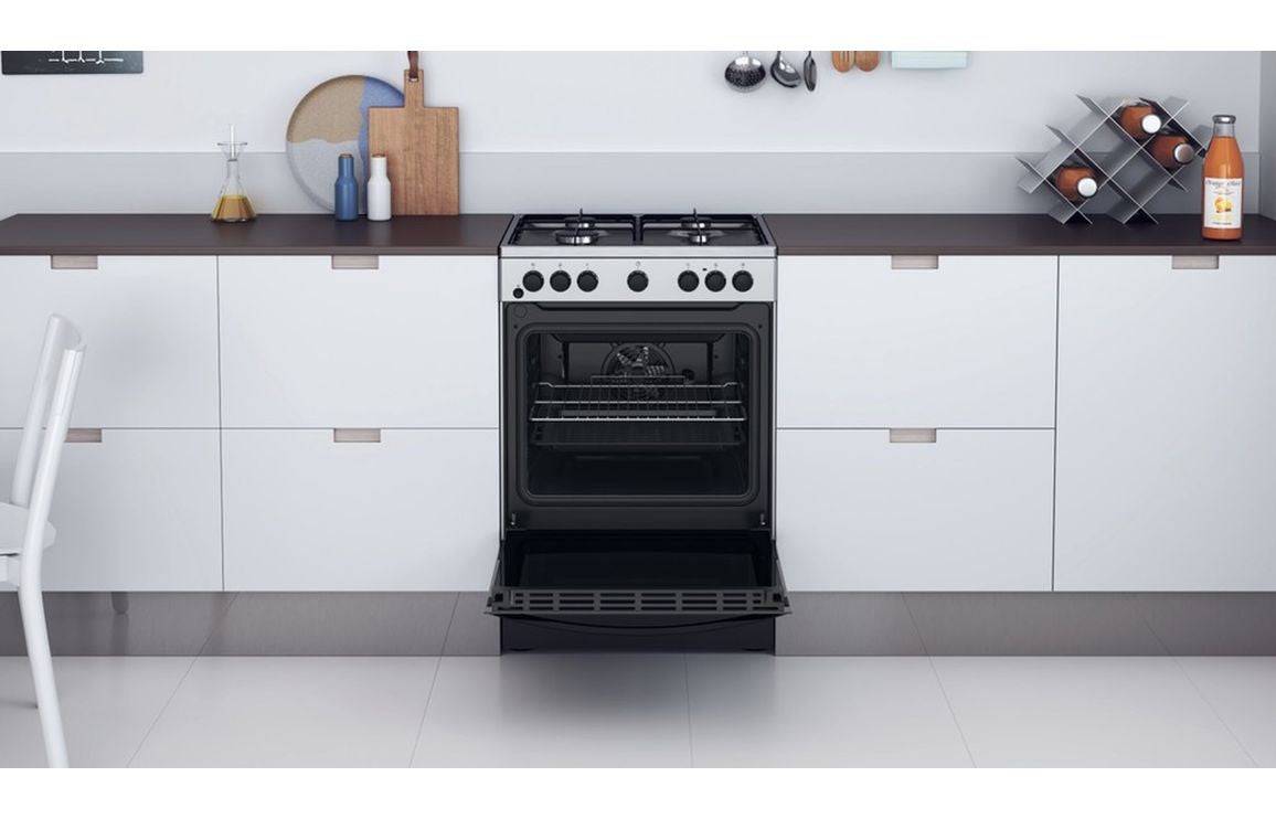 Indesit IS67G5PHX/UK Dual Fuel Single Cooker - St/Steel