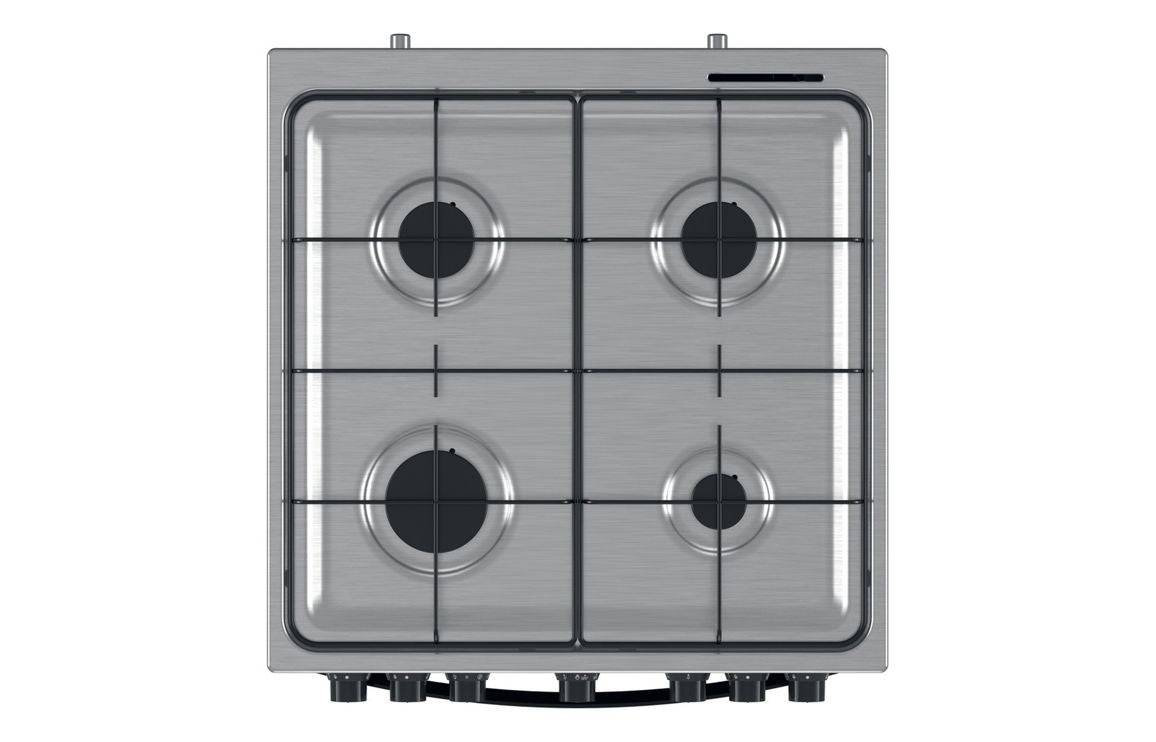 Indesit IS67G5PHX/UK Dual Fuel Single Cooker - St/Steel