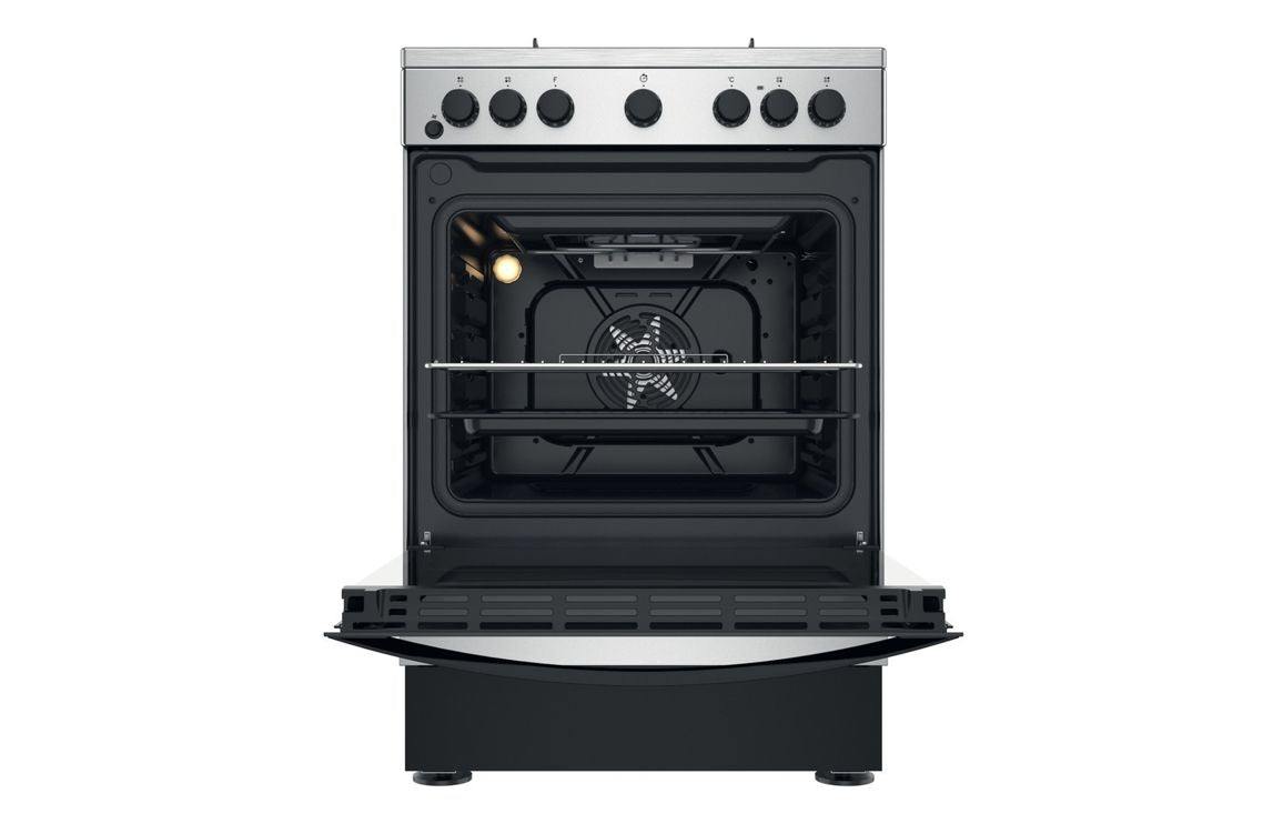 Indesit IS67G5PHX/UK Dual Fuel Single Cooker - St/Steel