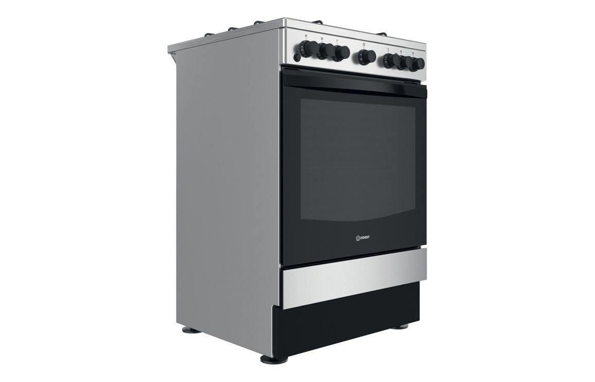 Indesit IS67G5PHX/UK Dual Fuel Single Cooker - St/Steel