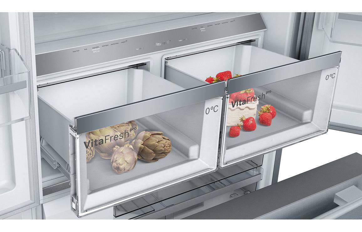 Bosch Series 8 KFF96PIEP F/S Frost Free 3 Door Fridge Freezer - St/Steel