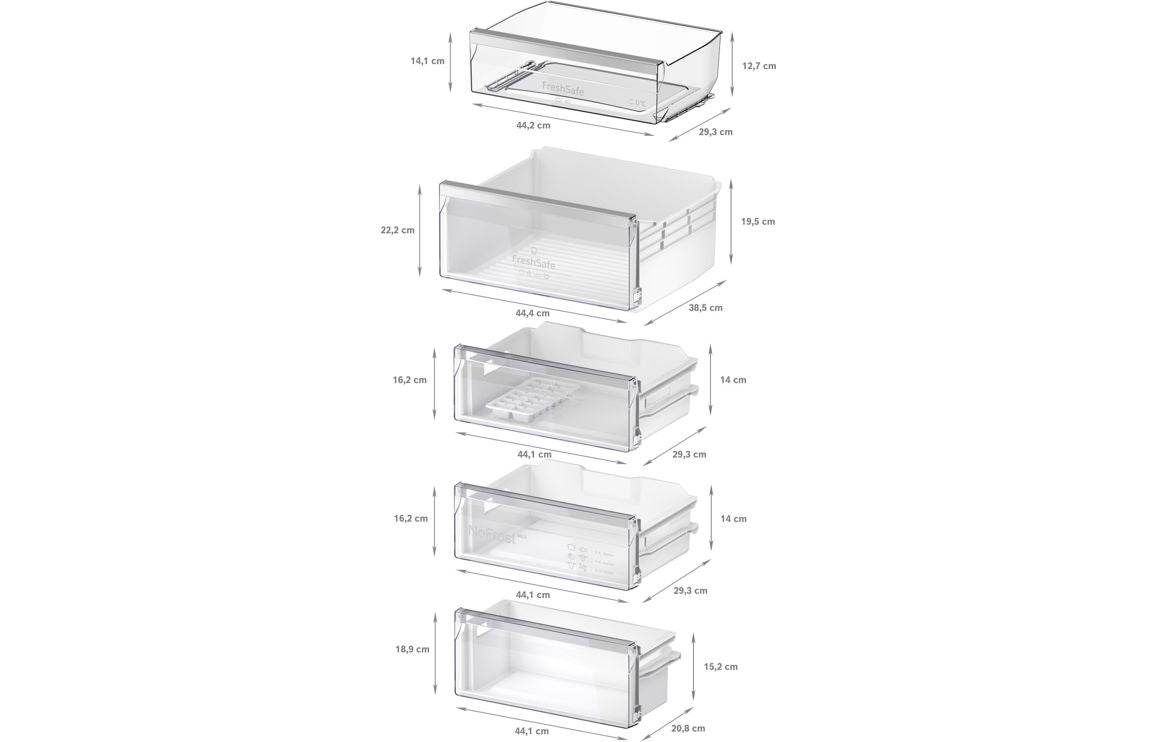 Neff N50 KI7962FD0 B/I Frost Free 60/40 Fridge Freezer