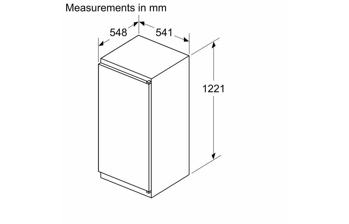 Bosch Series 2 KIR41NSE0G B/I Larder Fridge