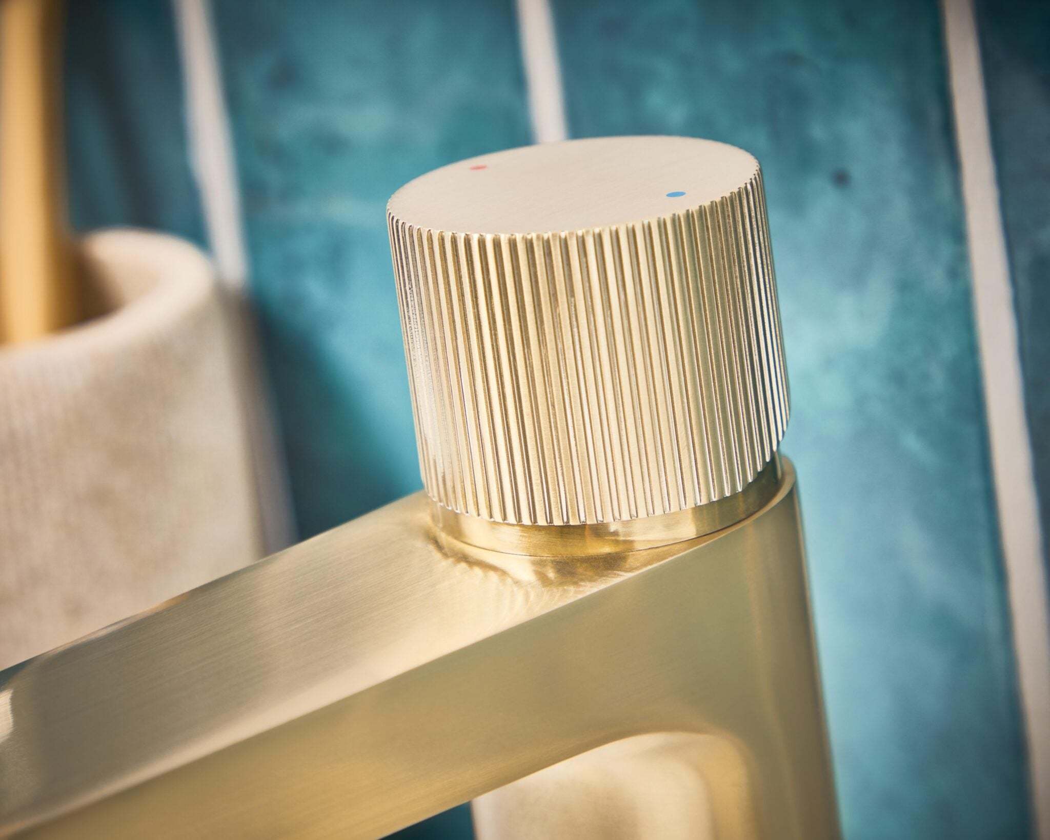 Mini Basin Mixer Brushed Brass