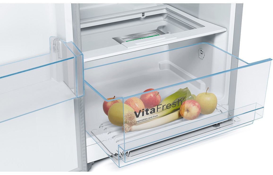 Bosch Series 4 KSV36VLEP F/S Tall Larder Fridge - St/Steel