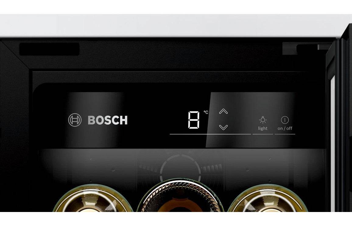 Bosch Series 6 KUW20VHF0G B/I Under Counter 30cm Wine Cooler - Black