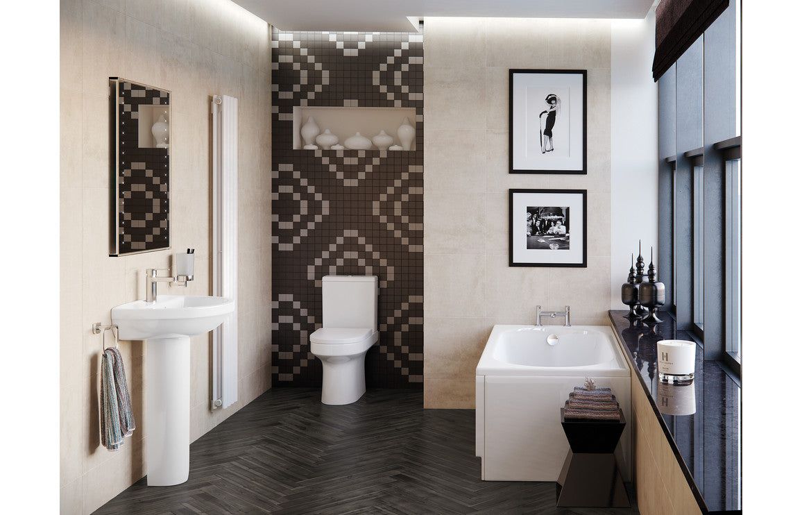 Laurus Back To Wall Comfort Height WC & Soft Close Seat
