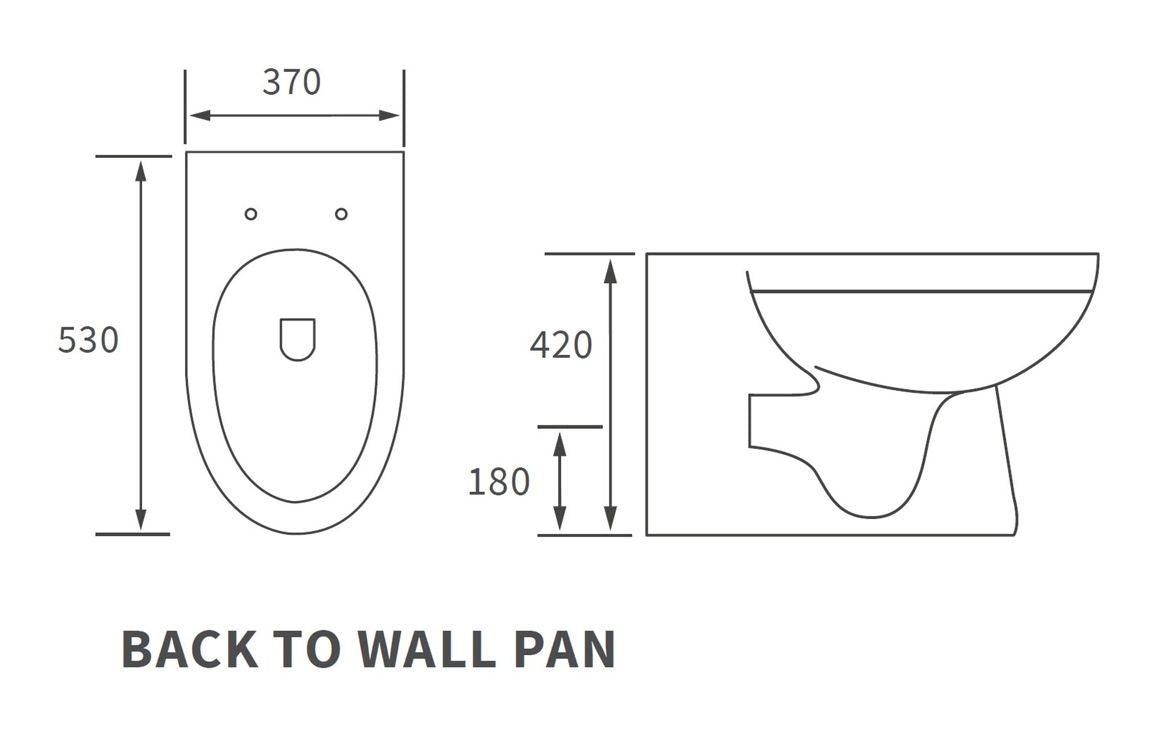 Laurus Back To Wall WC & Soft Close Seat