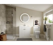 Mayfair 500mm Floor Standing WC Unit - Matt White