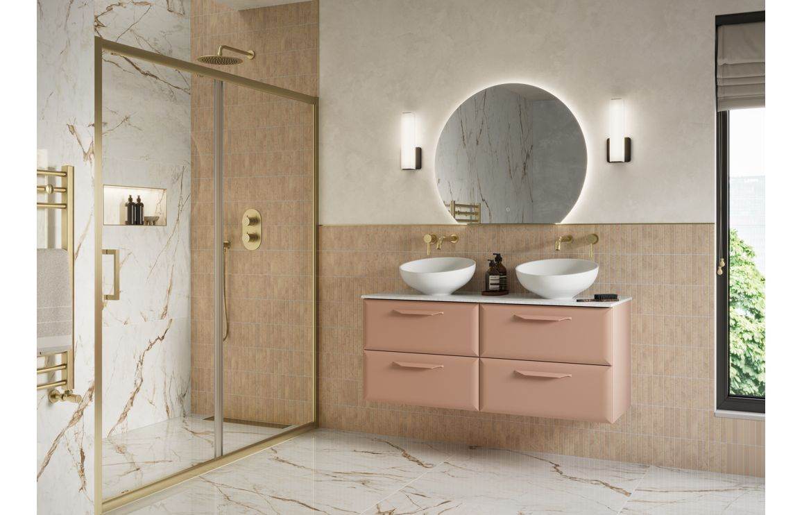 Otsu 800x700mm Round Back-Lit LED Mirror