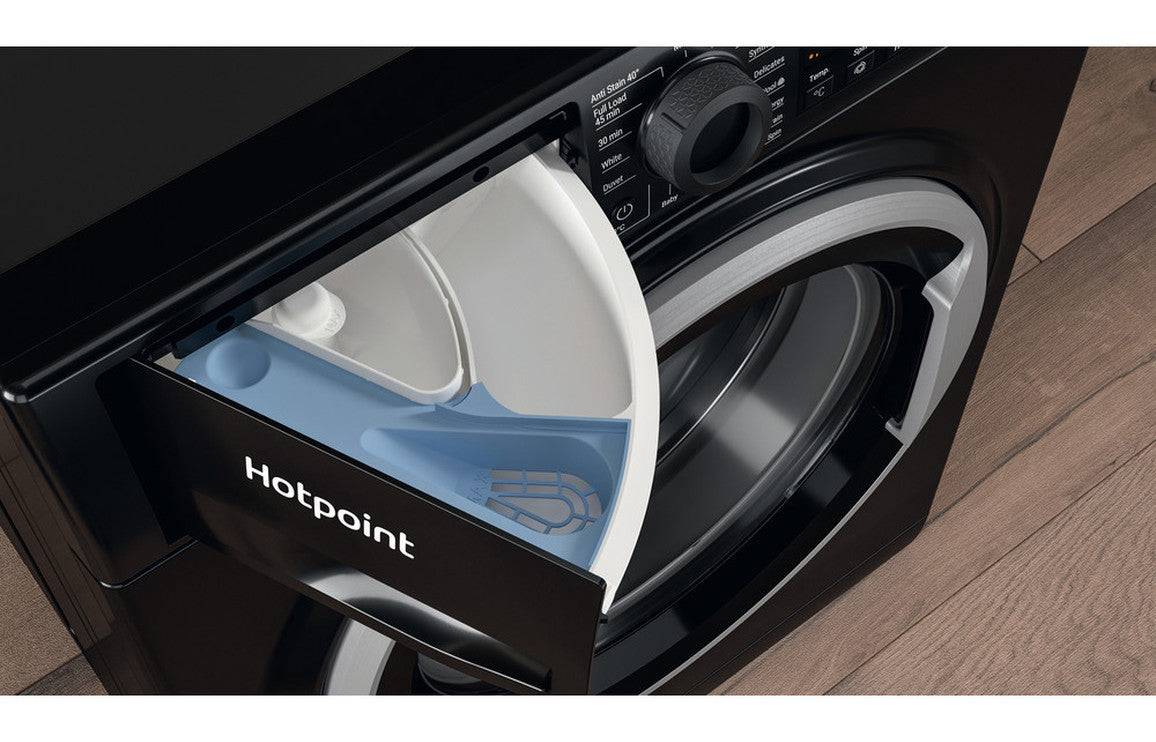 Hotpoint NSWM 963C BS UK N F/S 9kg 1600rpm Washing Machine - Black