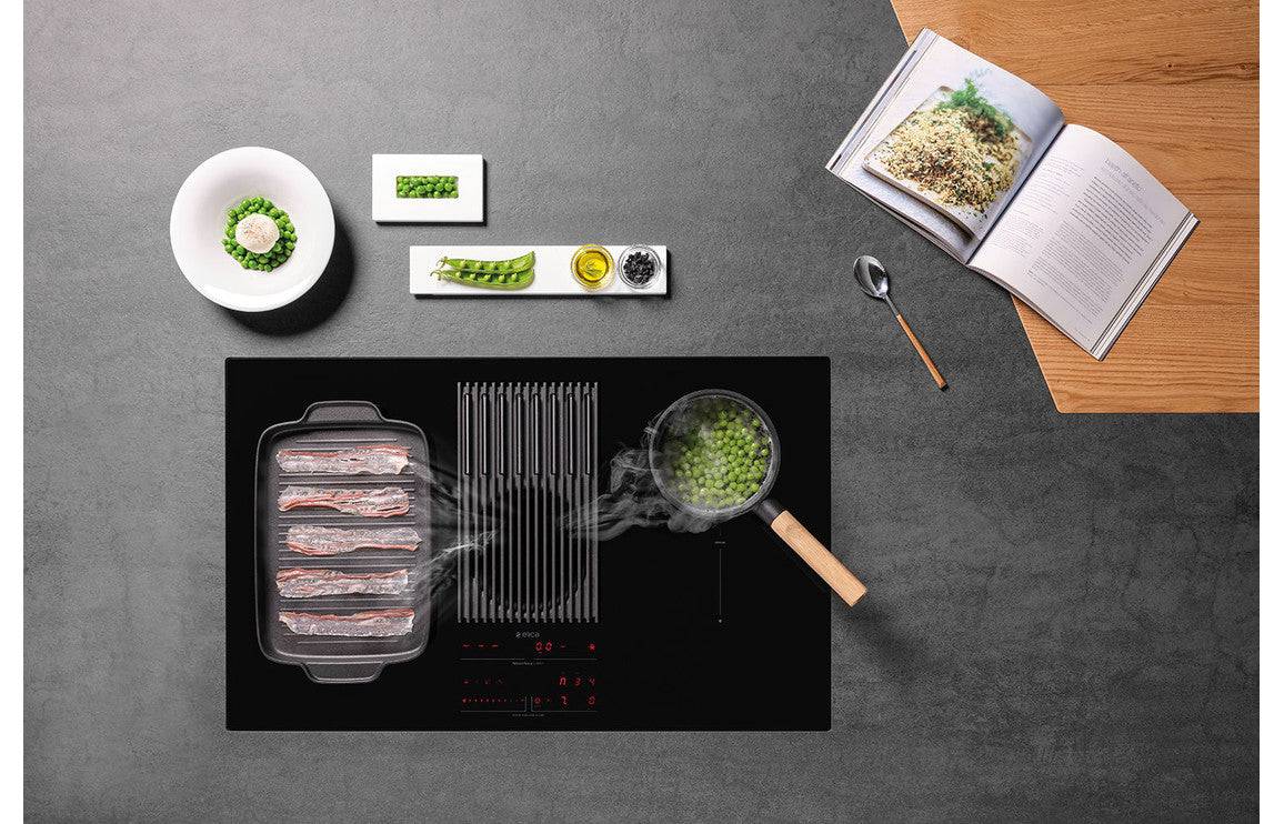 Elica NikolaTesla Libra 85cm Induction Hob (Recirculating) - Black