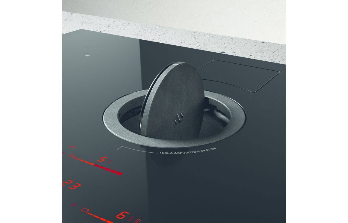 Elica NikolaTesla Switch 85cm Venting Induction Hob (Recirculating) - Black