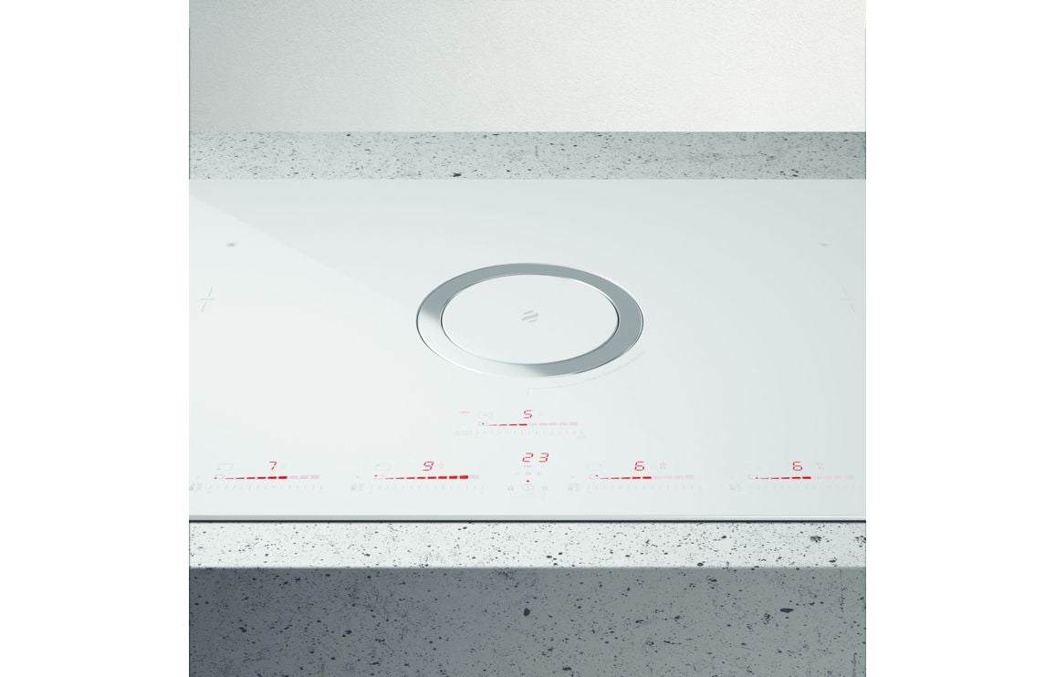 Elica NikolaTesla Switch 85cm Venting Induction Hob (Ducting) - White