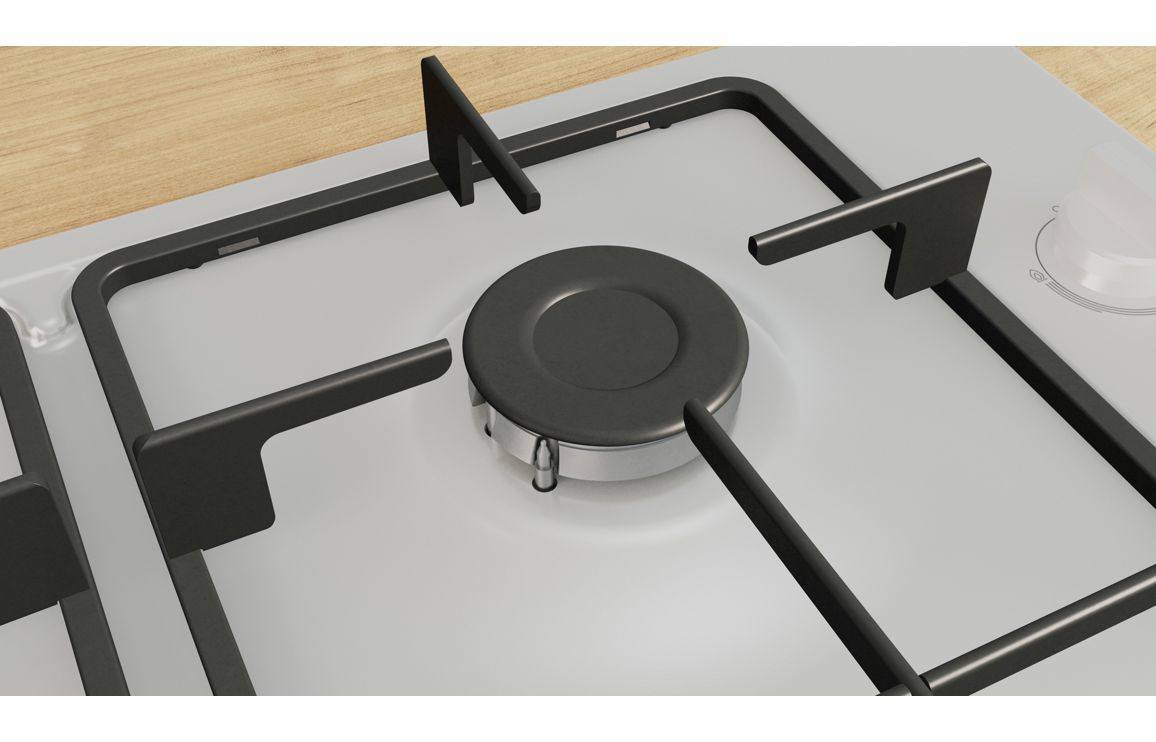 Bosch Series 2 PBP6B2K60 60cm Gas Hob - White