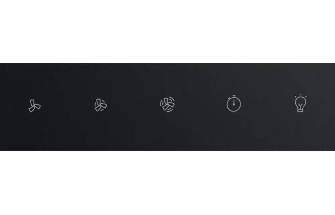 Hotpoint PHVP 82F LT K 80cm Angled Chimney Hood - Black