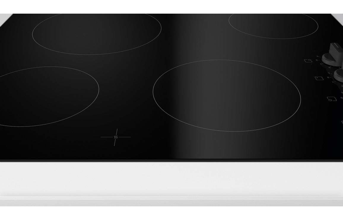 Bosch Series 2 PKE611CA3E 60cm Electric Hob - Black Glass