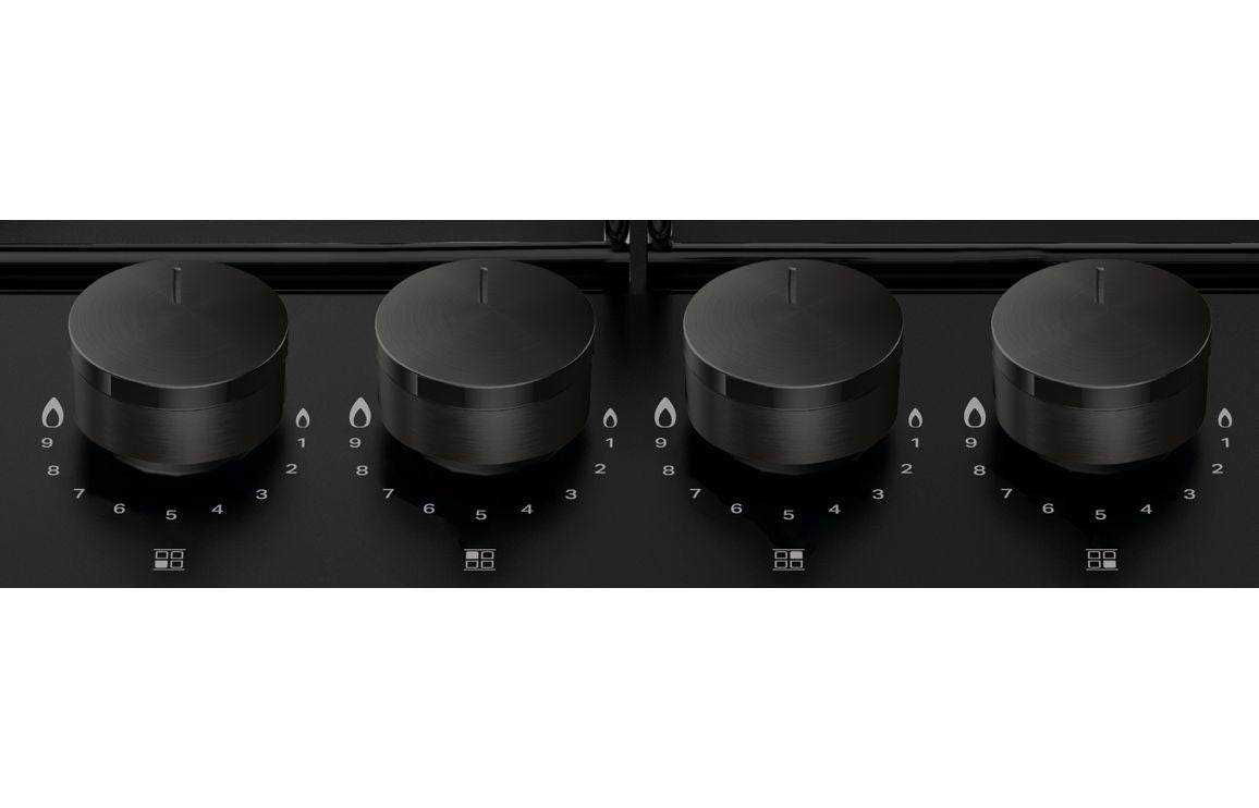 Hotpoint PPH 60P F NB 60cm Gas Hob - Black