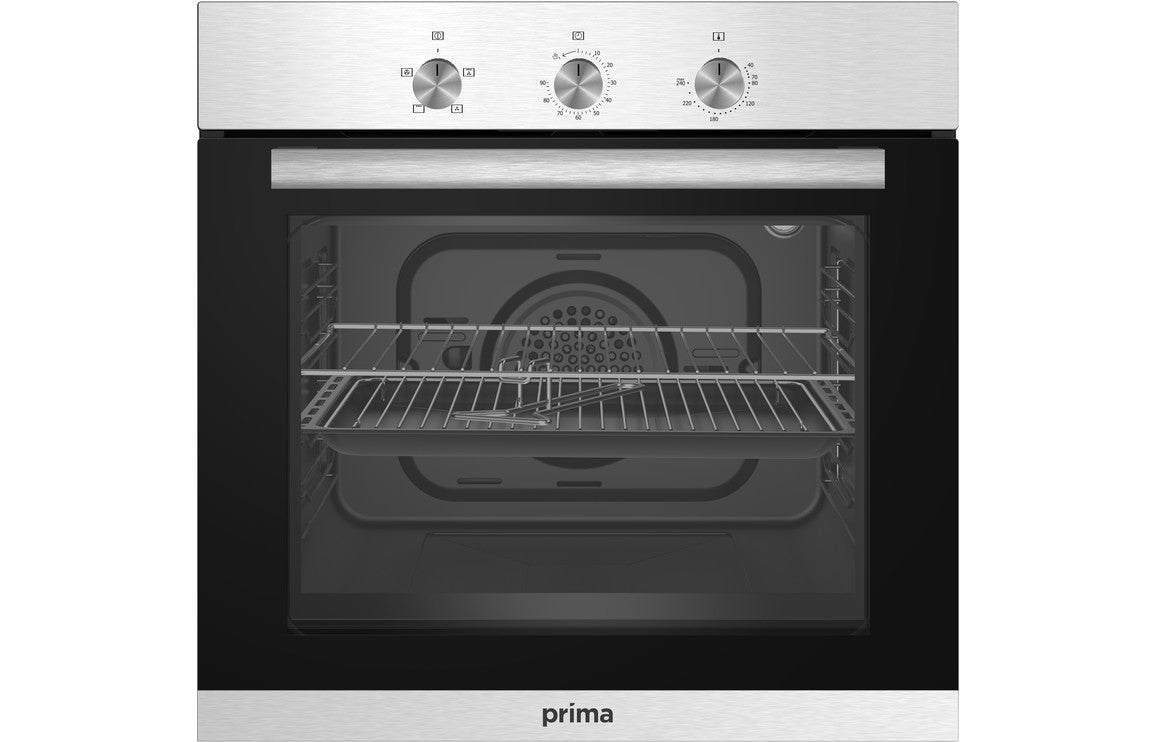 Prima Oven, Gas Hob & Chimney Hood Pack - St/Steel