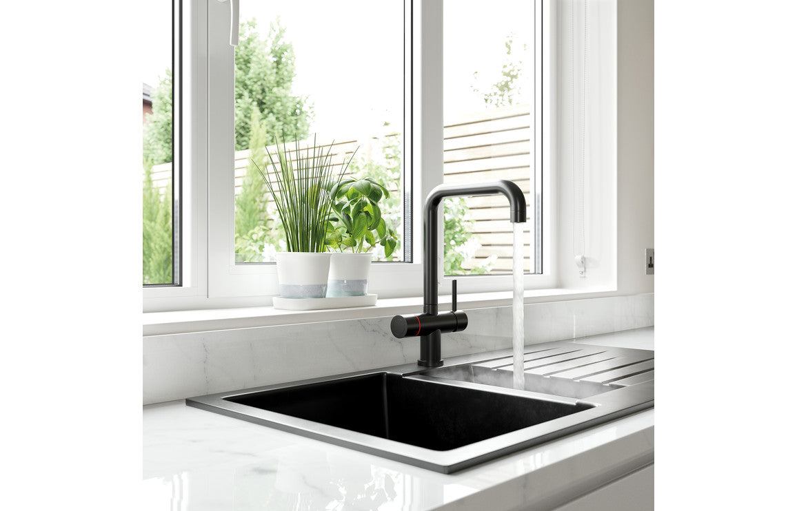 Prima+ Granite 1.5B & Drainer Inset Sink - Light Grey