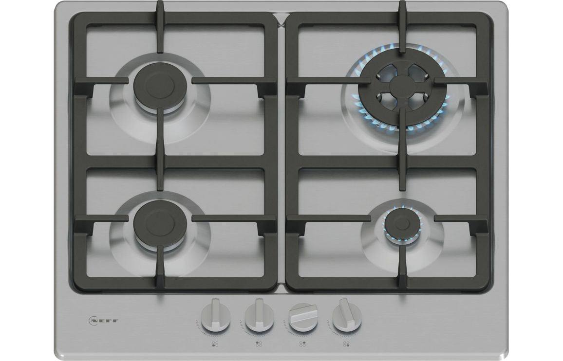 Neff N50 T26GKH8N0 60cm Gas Hob - St/Steel