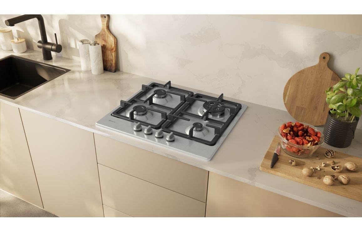 Neff N50 T26GKH8N0 60cm Gas Hob - St/Steel