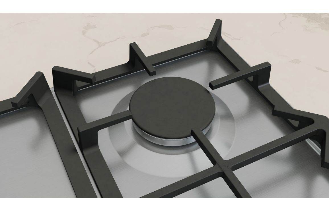 Neff N70 T27CIQ8N0 75cm Gas Hob - St/Steel