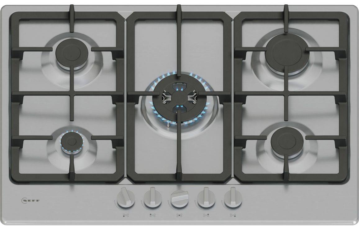Neff N50 T27GKQ8N0 75cm Gas Hob - St/Steel