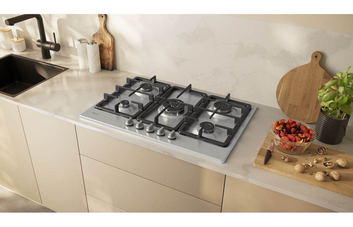 Neff N50 T27GKQ8N0 75cm Gas Hob - St/Steel