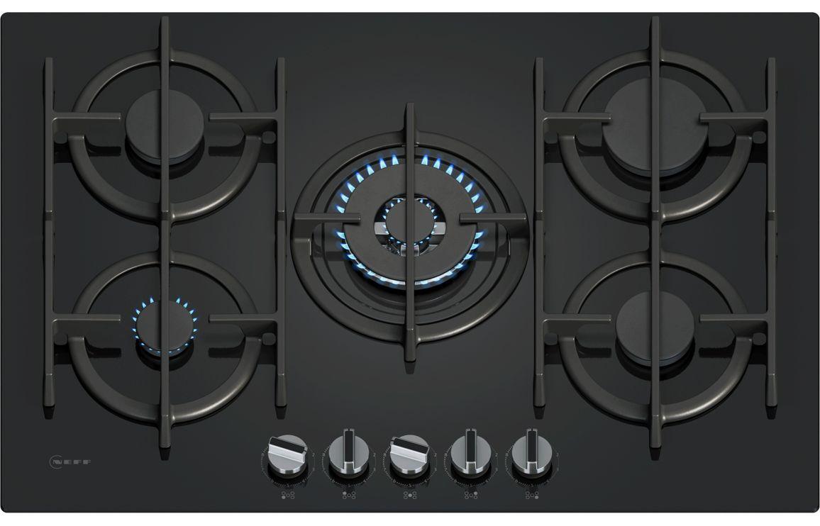 Neff N70 T27CPIQ4S0 75cm Gas Hob - Black