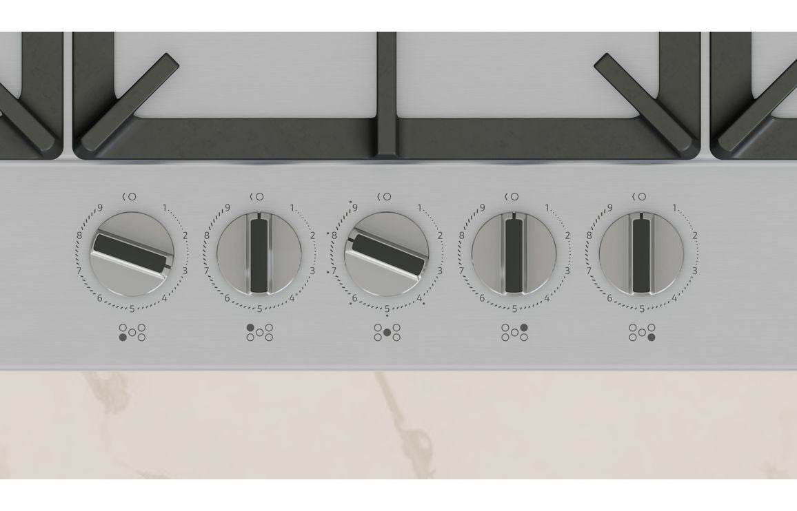 Neff N70 T29CIR8N0 90cm Gas Hob - St/Steel