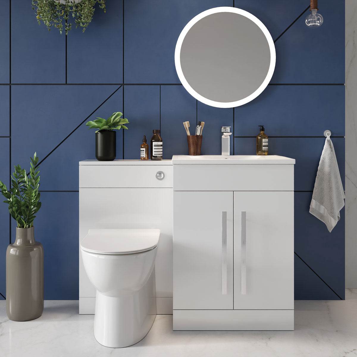 Lili 600 Door Vanity Unit