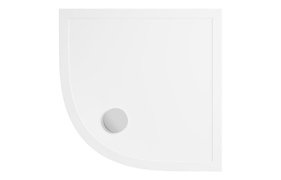 28mm Anti-Slip Ultra-Slim 1200mm x 800mm Offset Quadrant Tray & Waste (RH)