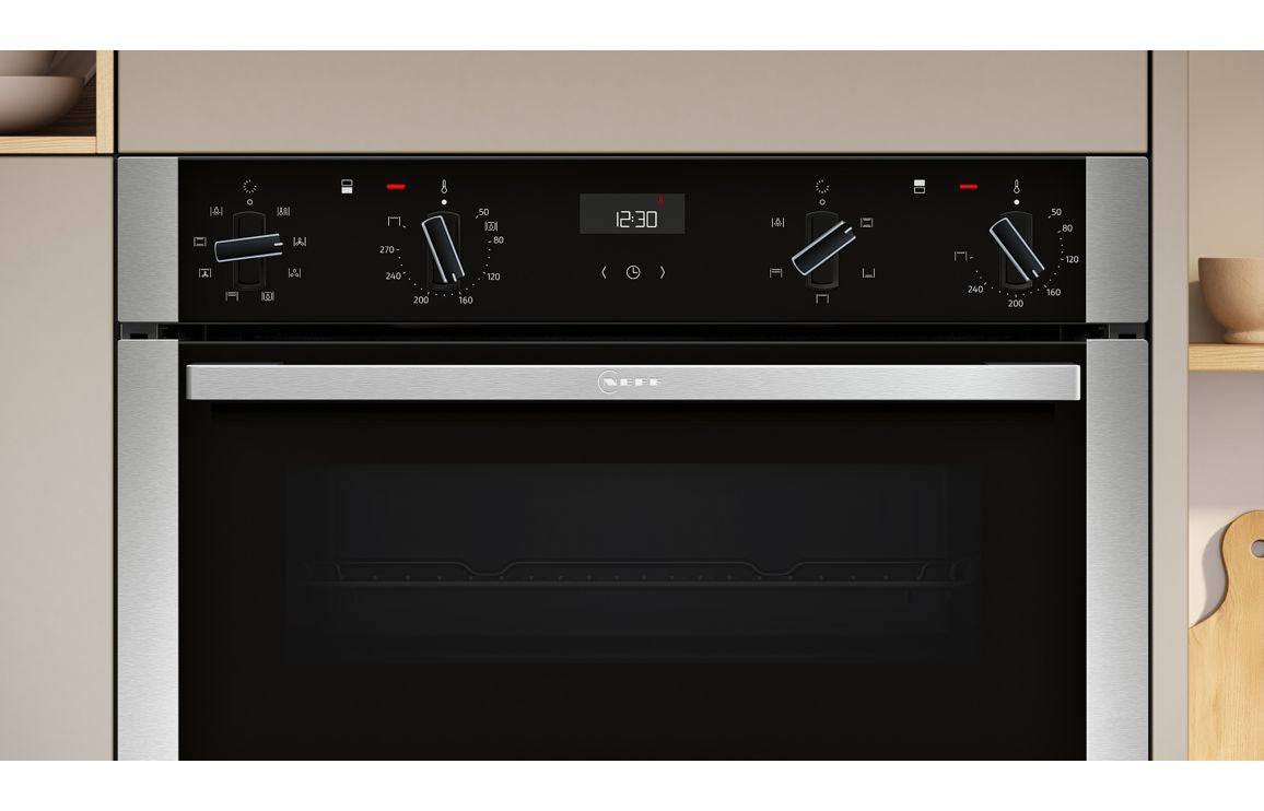 Neff N50 U1ACE2AN3B Double Electric Oven - St/Steel