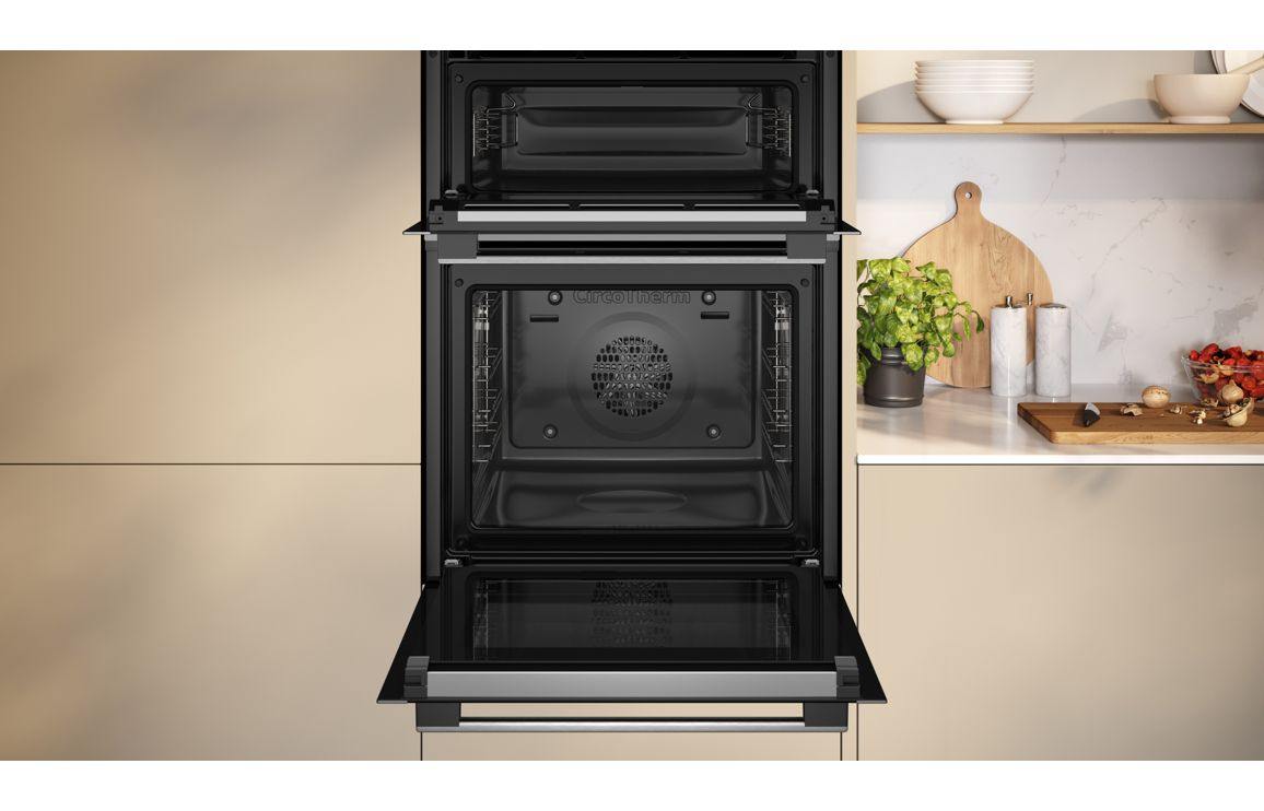 Neff N50 U2ACH7AN7B Double Pyrolytic Oven - St/Steel