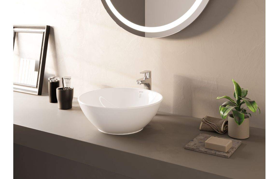 VitrA Options 430x430mm 0TH Basin w/Overflow - White
