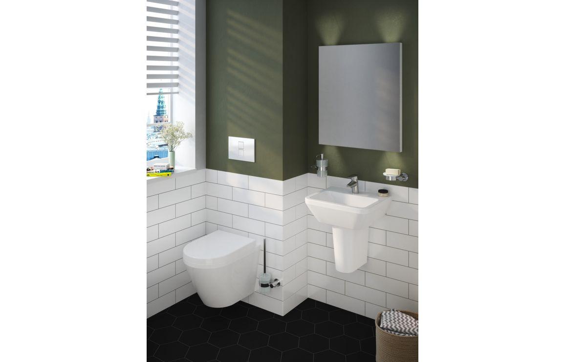 VitrA Integra 170x265mm Semi Pedestal Only - White