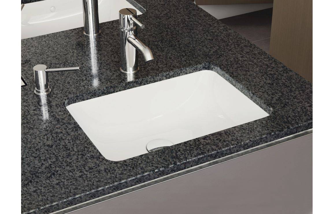 VitrA S20 500x370mm 0TH Undercounter Basin - White