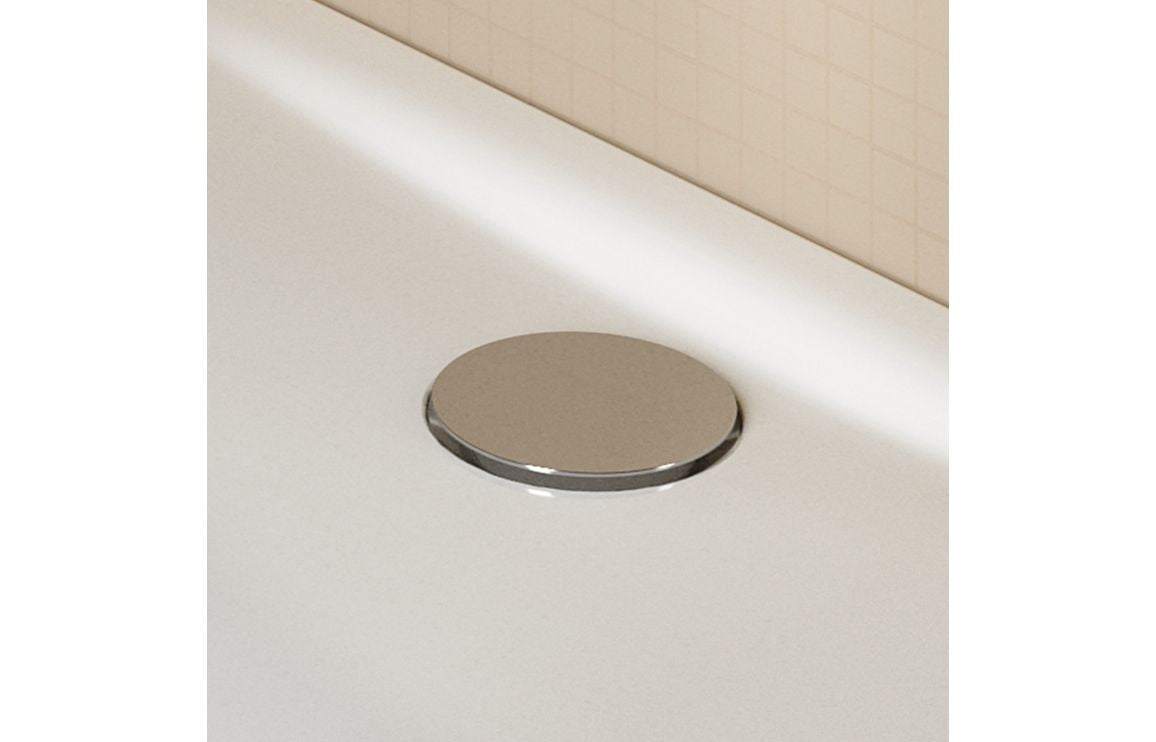 VitrA Leaf 90mm x 90mm Waste Set - Chrome, Matt Anthracite, Matt Taupe, Matt White, White.