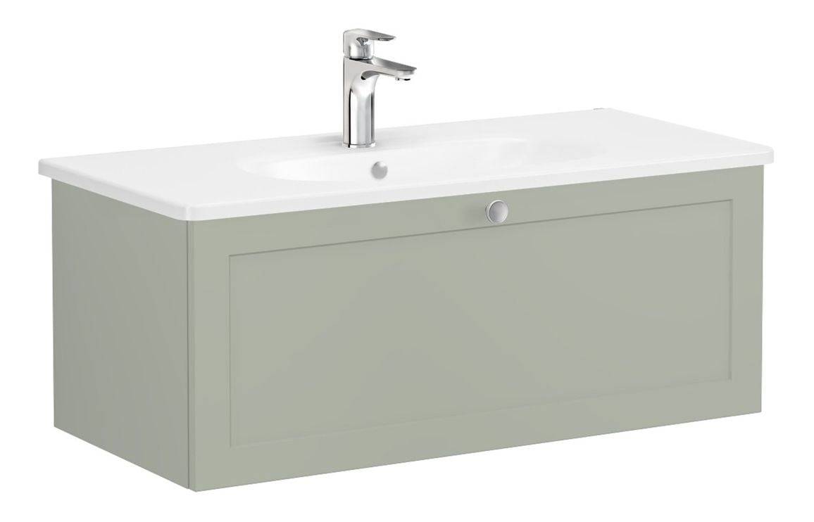 VitrA Root Classic Button Handle - Chrome