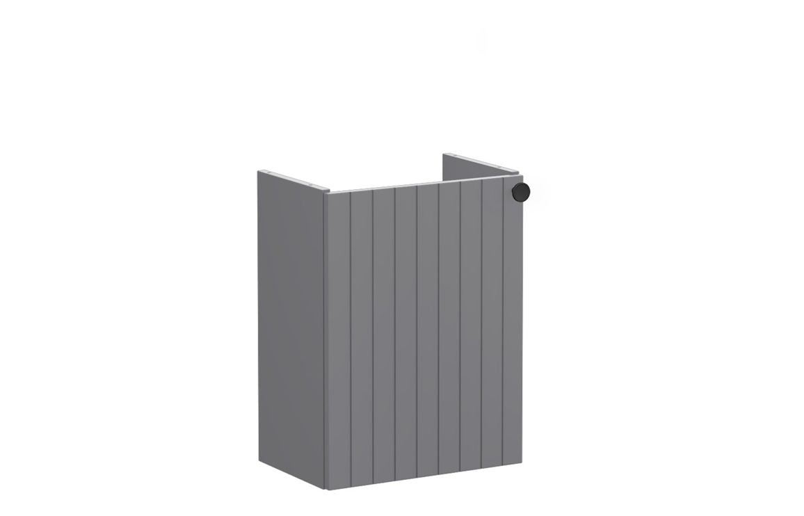VitrA Root Groove 40cm 1 Door Wall Hung Slim Washbasin Unit - Matt White, Matt Fjord Green, Matt Grey, Matt Dark Blue, Matt Graphite, Matt Light Grey,  Matt Retro Green