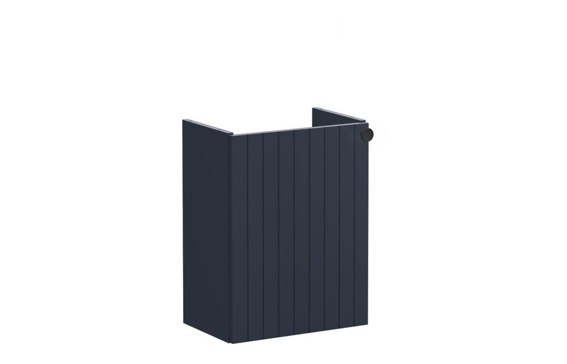 VitrA Root Groove 40cm 1 Door Wall Hung Slim Washbasin Unit - Matt White, Matt Fjord Green, Matt Grey, Matt Dark Blue, Matt Graphite, Matt Light Grey,  Matt Retro Green